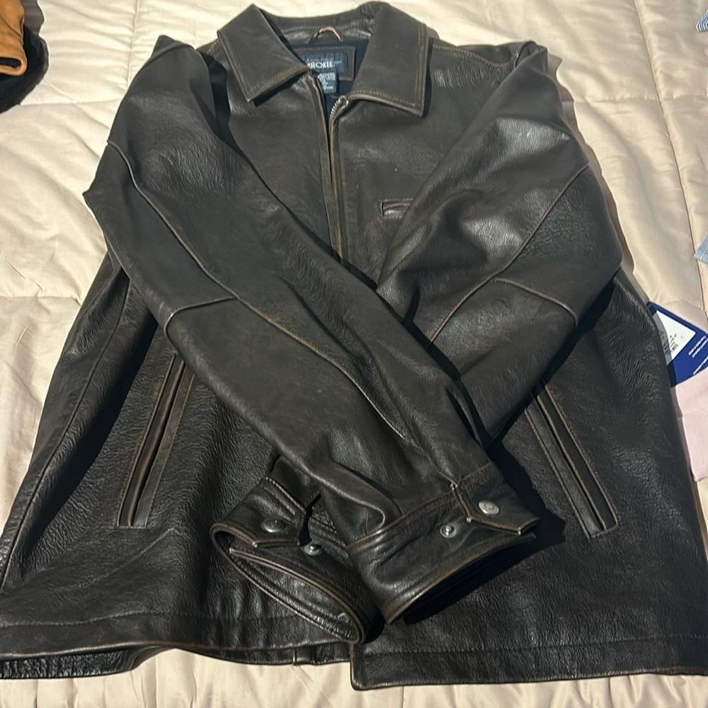 Cherokee men’s leather jacket